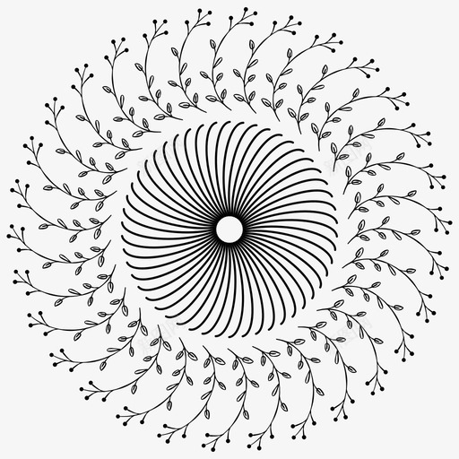吉洛切圆装饰图标svg_新图网 https://ixintu.com 元素 吉洛切 吉洛切元素7 圆 对称 装饰