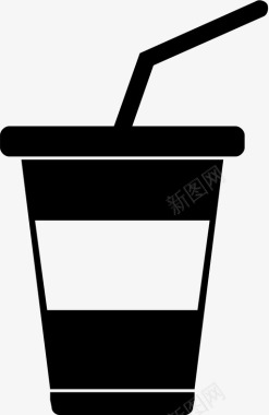 塑料杯咖啡饮料图标图标