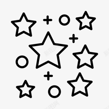 明星游乐园嘉年华图标图标