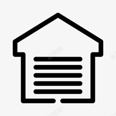 仓库物流市场图标图标