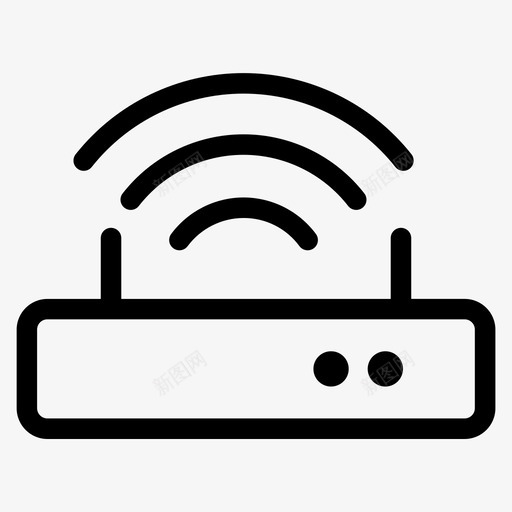 wifi天线频率图标svg_新图网 https://ixintu.com wifi 信息 天线 软硬件 频率