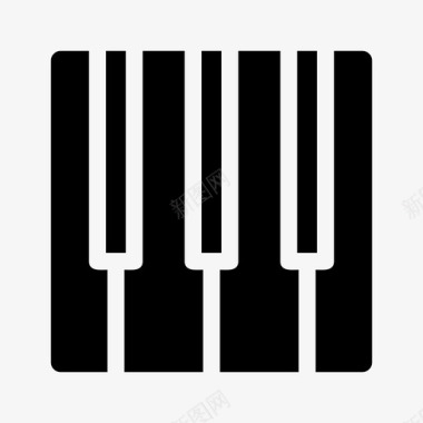 风琴乐器键盘图标图标