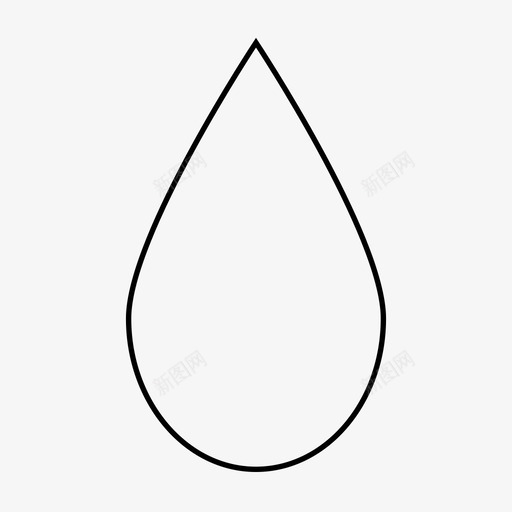 水滴生态图标svg_新图网 https://ixintu.com 水 滴 生态 自然 自然和生态 雨