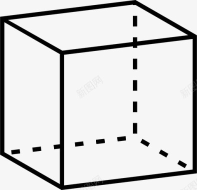 立方体几何体四边形图标图标