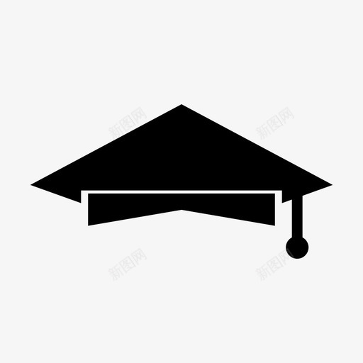 毕业帽学院学生图标svg_新图网 https://ixintu.com 大学 学生 学院 毕业帽