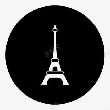 埃菲尔铁塔欧洲法国图标图标