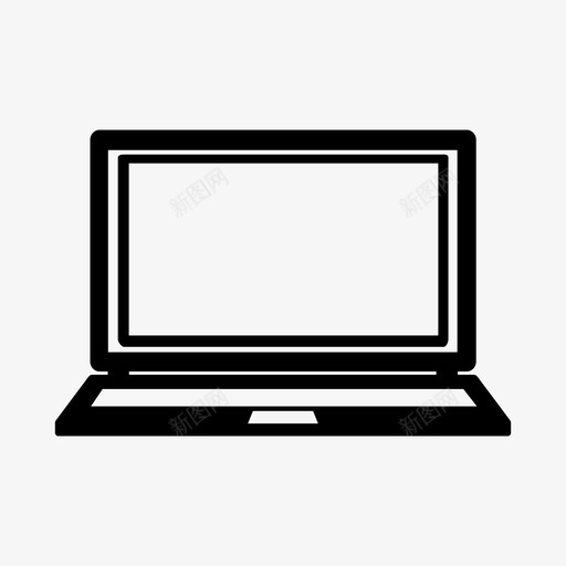 笔记本电脑电脑设备图标svg_新图网 https://ixintu.com 便携式 多媒体 电子产品 电脑 笔记本电脑 设备