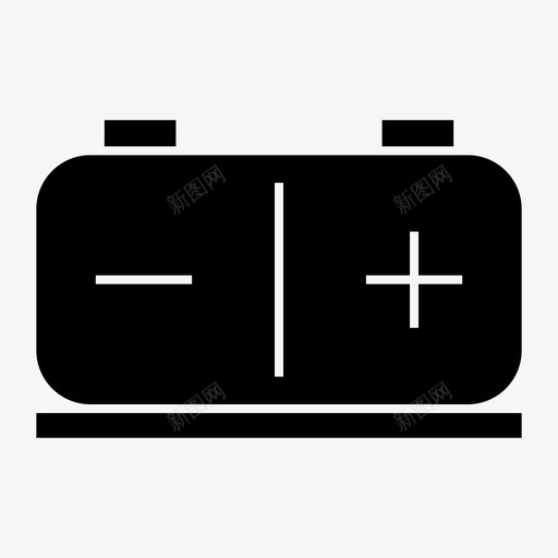 电池工业制造图标svg_新图网 https://ixintu.com 制造 工业 正负极 生产 电池