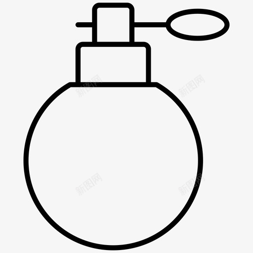 香水瓶美容香水图标svg_新图网 https://ixintu.com 美容 美容工具 香水 香水瓶