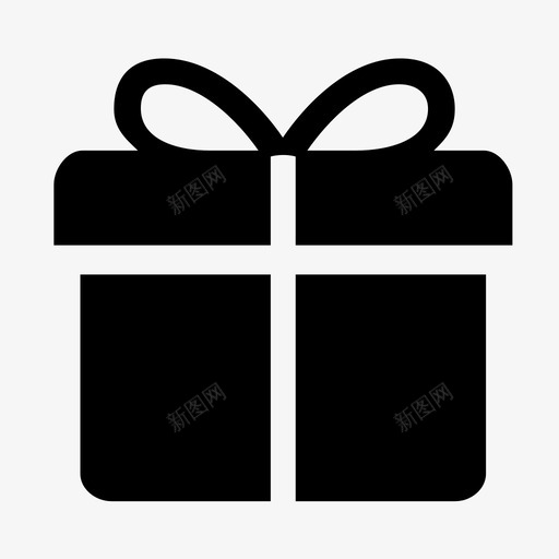 礼物_填充svg_新图网 https://ixintu.com 礼物_填充 gift-Full