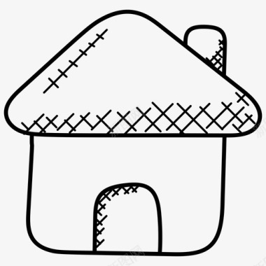 小屋房子别墅图标图标