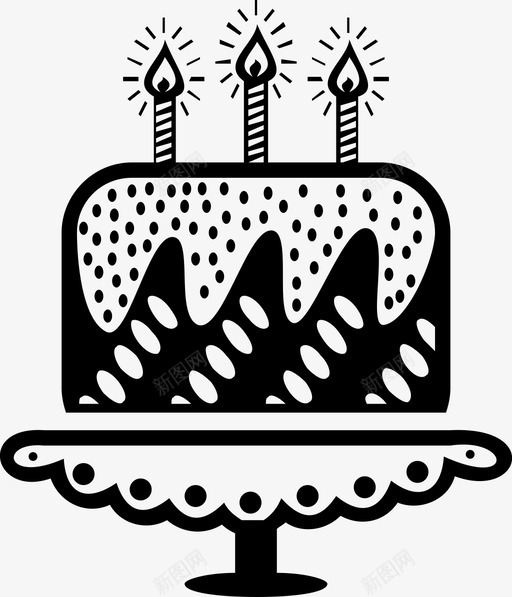 生日蛋糕庆祝聚会图标svg_新图网 https://ixintu.com 庆祝 生日聚会 生日蛋糕 聚会