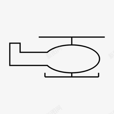 直升机飞行军事图标图标