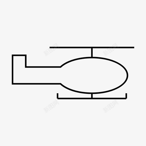 直升机飞行军事图标svg_新图网 https://ixintu.com 军事 战争 直升机 运输 飞行