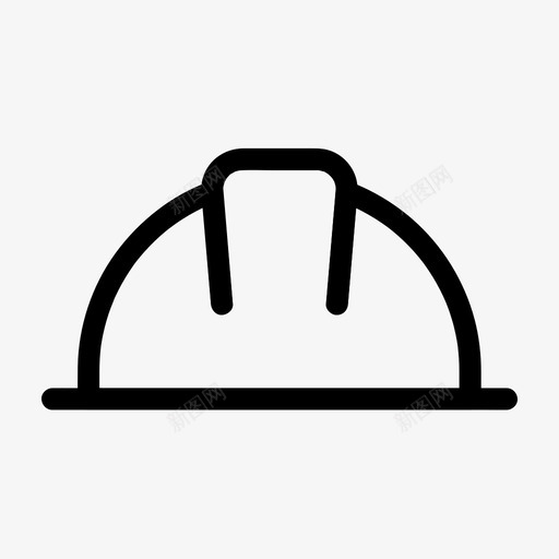 头盔建筑工程师图标svg_新图网 https://ixintu.com 头盔 工人 工程师 建筑 硬帽