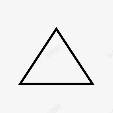 三角形北上图标图标