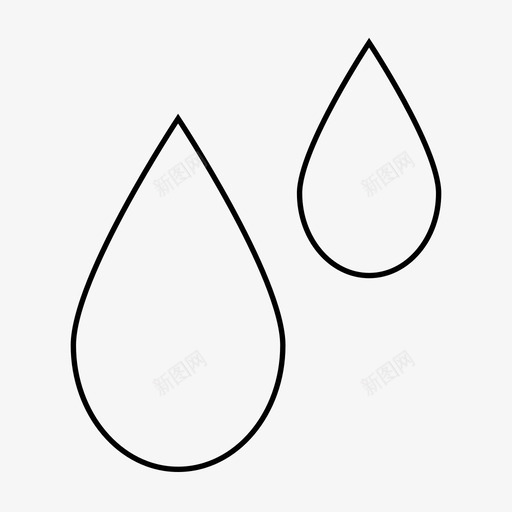 水水滴生态图标svg_新图网 https://ixintu.com 新鲜 水 水滴 生态 自然 自然和生态