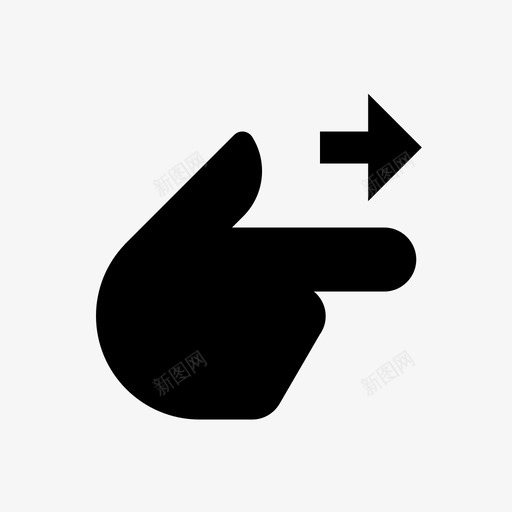 finger point right 01.1svg_新图网 https://ixintu.com finger point right 01.1