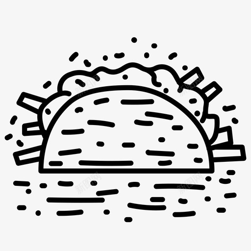 玉米卷烹饪美味图标svg_新图网 https://ixintu.com 烹饪 玉米卷 系列食物 美味 食物 餐厅