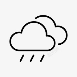 中雨转大雪小雨转中雨高清图片