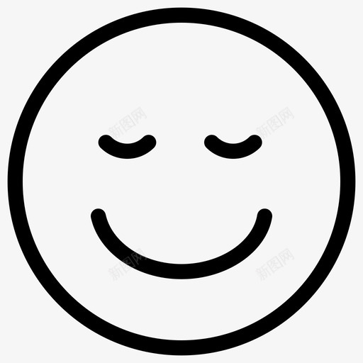 表情符号性格微笑图标svg_新图网 https://ixintu.com 微笑 性格 表情符号 高品质线条图标