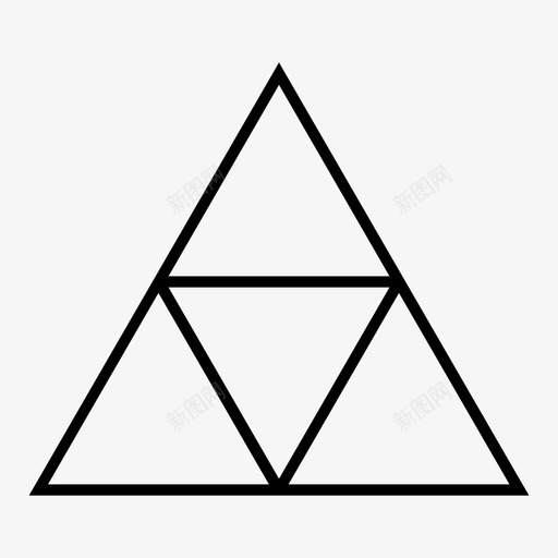 三角形几何体多边形图标svg_新图网 https://ixintu.com 三角形 几何体 右 多边形 数学 棱锥体