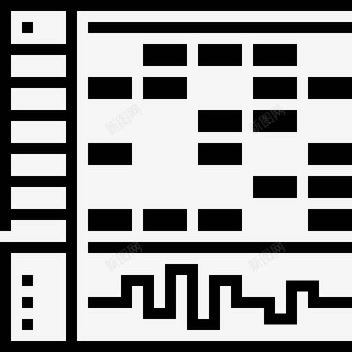 daw软件ableton音乐音序器图标svg_新图网 https://ixintu.com ableton daw软件 soundstudiofuturoline 音乐音序器