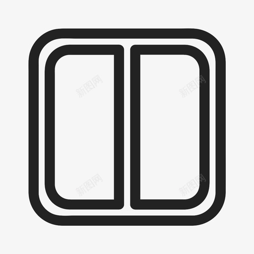 正方形图形几何体图标svg_新图网 https://ixintu.com 几何体 图形 形状 正方形 窗口