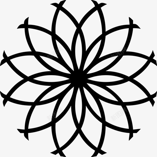 几何形状螺旋形图标svg_新图网 https://ixintu.com 几何 形状 螺旋形
