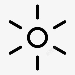 阳光灿烂太阳太阳白天的太阳充足的太阳图标高清图片