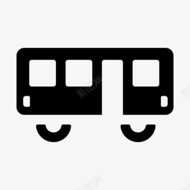 公交交通车辆图标图标