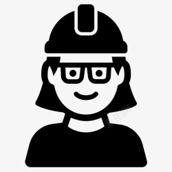 职业假笑脸建筑建筑师职业图标高清图片