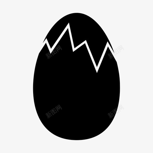 鸡蛋小鸡食物图标svg_新图网 https://ixintu.com 小鸡 食物 鸡蛋