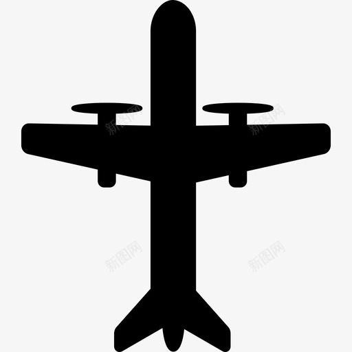 带螺旋桨的飞机运输工具机队图标svg_新图网 https://ixintu.com 带螺旋桨的飞机 机队 运输工具