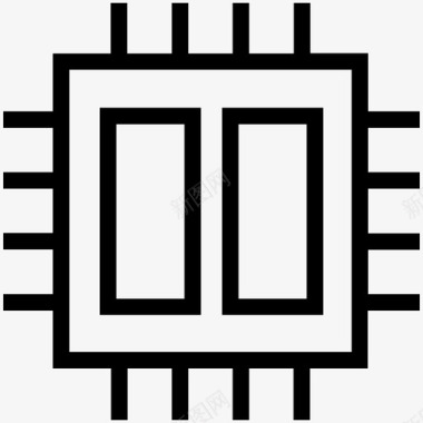 电路板cpu电子图标图标