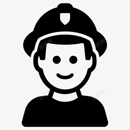 消防员紧急情况救援人员图标svg_新图网 https://ixintu.com 救援人员 消防员 紧急情况 表情表情笑脸