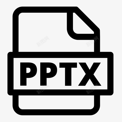 pptx文件格式文件格式pptx图标svg_新图网 https://ixintu.com pptx文件格式 文件格式pptx