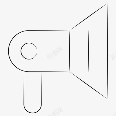 活动扬声器扩音器图标图标