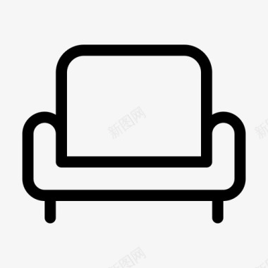 扶手椅内饰座椅图标图标