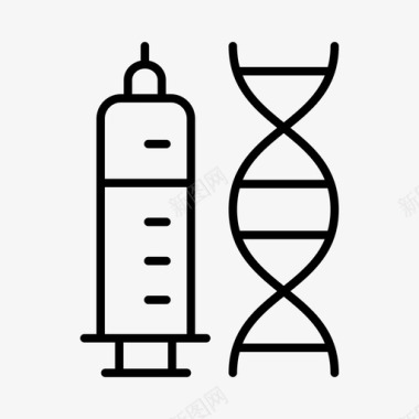 dna测试生物化学生物学图标图标