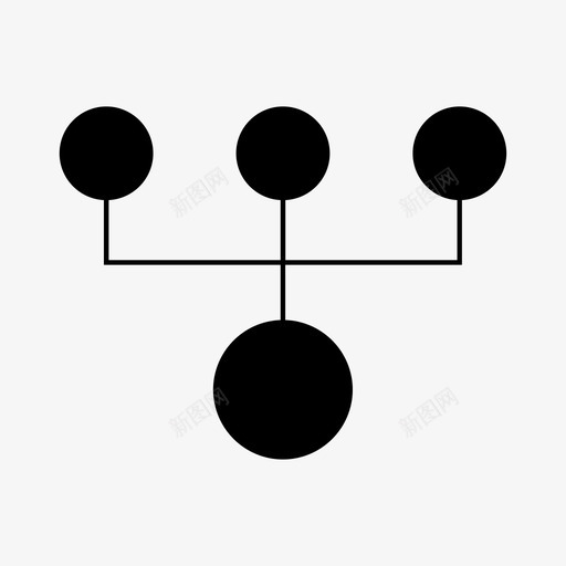 分子连接图标svg_新图网 https://ixintu.com 分子 分子结构 图标 结构 连接