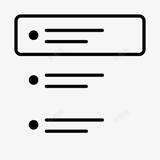 列表选择器组件界面图标svg_新图网 https://ixintu.com ui 列表选择器 用户界面组件 界面 组件