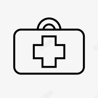 急救箱药品医疗图标图标
