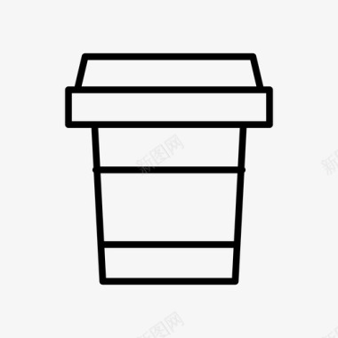奶昔咖啡冷咖啡图标图标