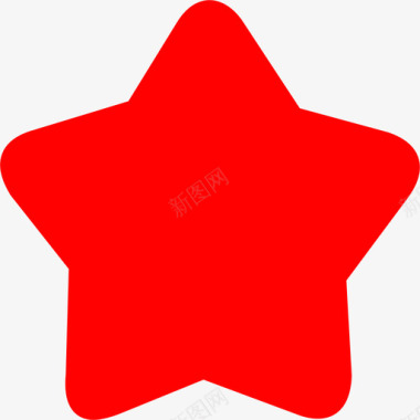 五角星实心图标