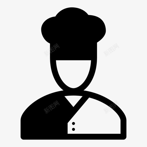 厨师厨房主厨图标svg_新图网 https://ixintu.com 主厨 厨师 厨房 餐厅