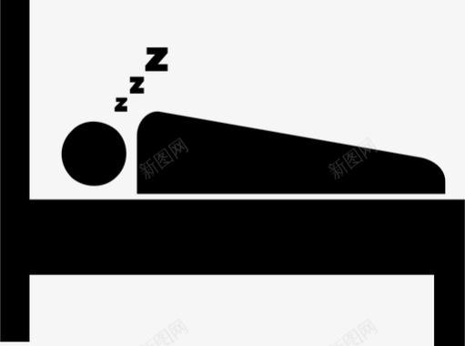 睡觉做梦休息图标图标