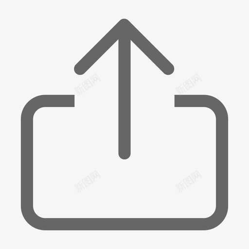 上传附件2svg_新图网 https://ixintu.com 上传附件2 线性 扁平 单色 简约 圆润