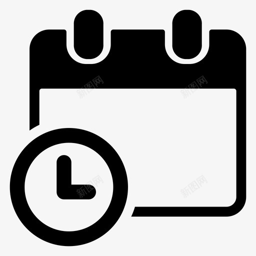 截止日期日历日期图标svg_新图网 https://ixintu.com 2000个简单实心图标 事件 截止日期 日历 日期 日程表