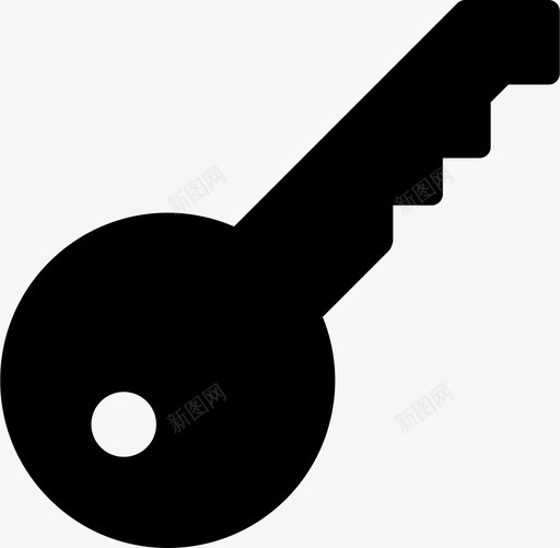 钥匙锁开图标svg_新图网 https://ixintu.com 开 租雕文 钥匙 锁